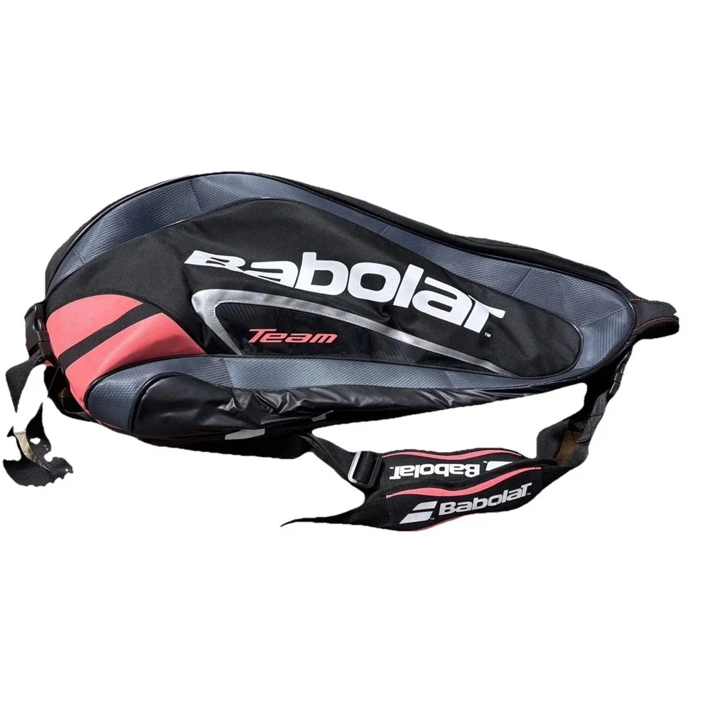 Babolat Team Black Neon Pink/Salmon & Racquet Tennis Bag